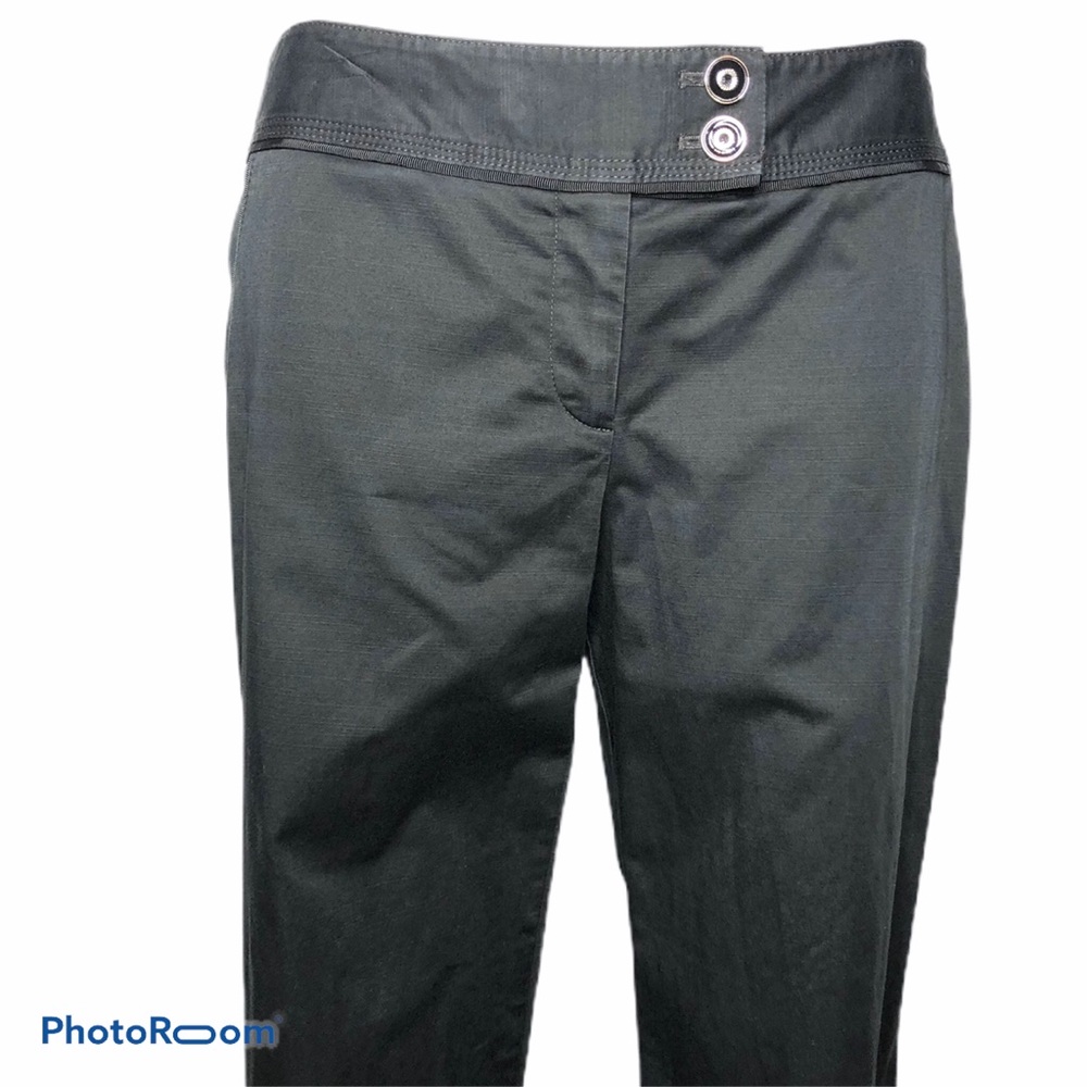 WHBM Slim Capri Mid Rise Stretch Black Pants - Picture 2 of 8